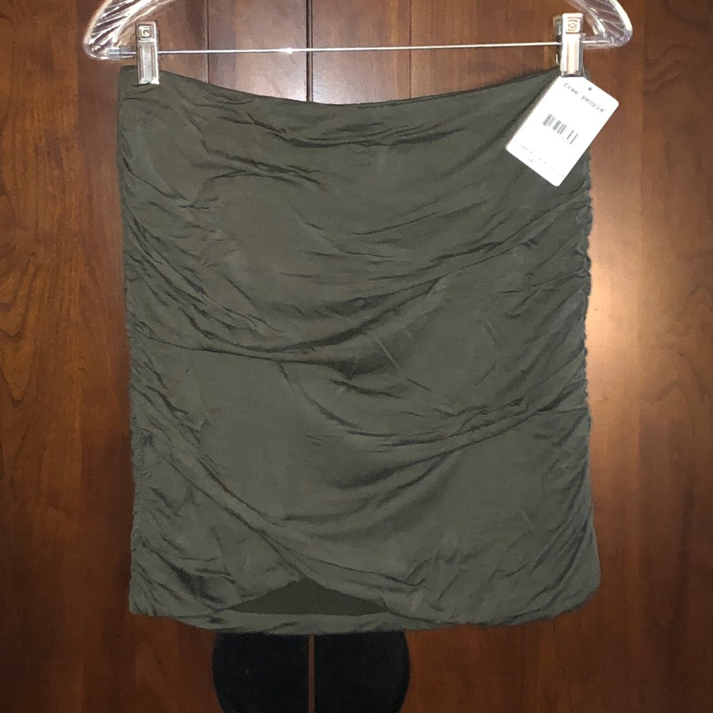 NWT Free People ruched skirt